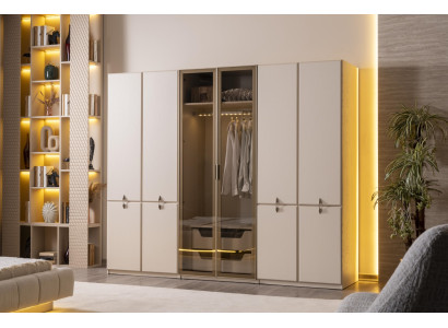 Kleiderschrank  in modernem Design für das Schlafzimmer