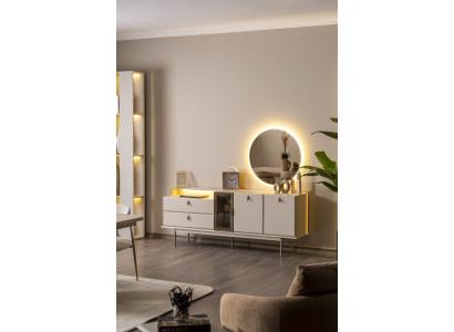 Sideboard mit Spiegel Lakonisches Design für Ihr Esszimmer