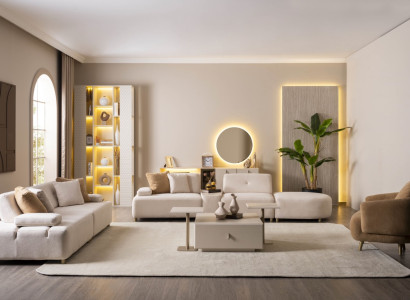 Wohnzimmer-Set Gemütlichkeit in jedem Detail der Einrichtung