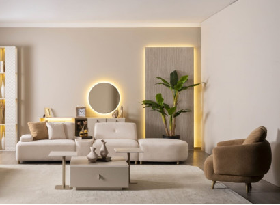 Wohnzimmer-Set Moderne Schlichtheit Klare Linien, gemütliches Zuhause