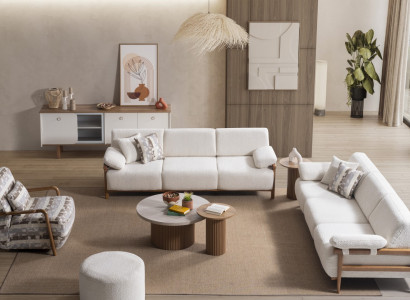 Wohnzimmer-Set Wärme und Gemütlichkeit in jedem Element