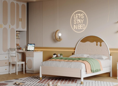 Design Komplett 2x Nachttische Kinderzimmer Kleiderschrank Luxus Jugendzimmer