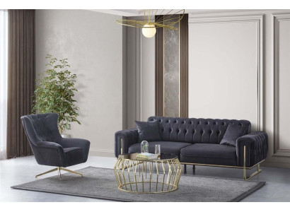 Stilvolles Sofa und Sessel Gemütlichkeit und Funktionalität vereint