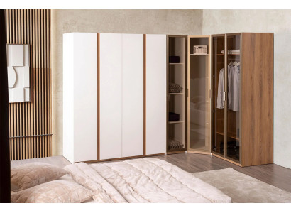 Eck-Kleiderschrank Schönheit und Funktionalität vereint