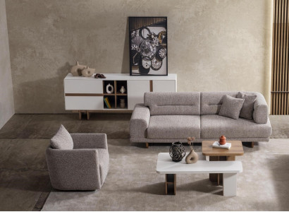 Wohnzimmer-Set Einfachheit und Komfort im Interieur