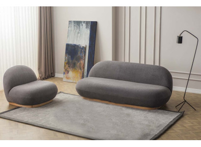Design-Highlight – Set aus Sofa und Sessel