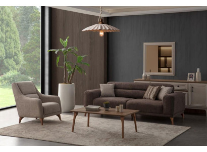 Moderner Komfort im Set – Sofa und Sessel für das Wohnzimmer