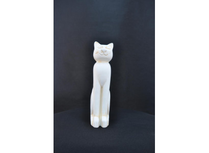 42cm XXL Design Katze Dekoration Figur Skulptur Acryl Deko Statue Figuren Neu