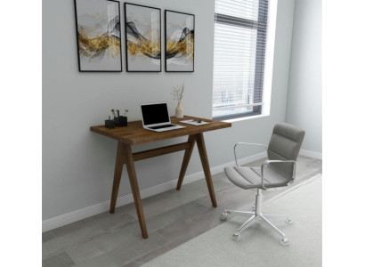 Designer Dunkelbrauner Computertisch Designer Arbeitszimmer Einrichtung