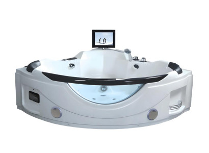 Massagebadewanne Whirlpool Badewanne Blubberbad Spa-Bad Whirlwanne 150x150 cm