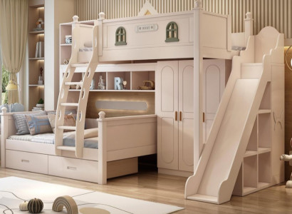 Hochbett Holz weiß – Etagenbett Stockbett Doppelstockbett Jugendbett Kinderbett