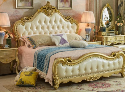 Schlafzimmermöbel Set mit Komfortbett Bett Kosmetiktisch Schminktisch