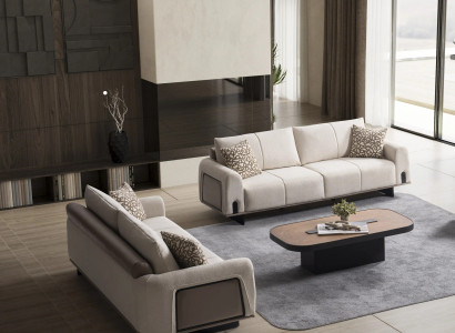 Wohnzimmer Set (Sofagarnitur 3+3) – Ideal für gemütliche Abende.