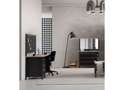 Moderner Schminktisch Designer Grauer Schreibtisch Luxuriöse Möbel