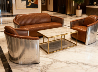 Wohnzimmer Set Polstergarnitur Polsterset 3-Sitzer Sofa Kunstleder Sessel 3-tlg.