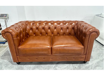 Mini-Sofa Zweiercouch Kompaktsofa Wohnzimmer Kunstleder 2-Sitzer Polstersofa