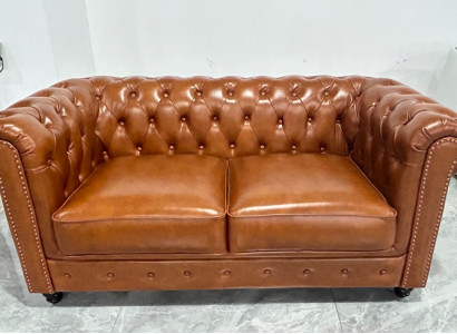 Mini-Sofa Zweiercouch Kompaktsofa Wohnzimmer Kunstleder 2-Sitzer Polstersofa