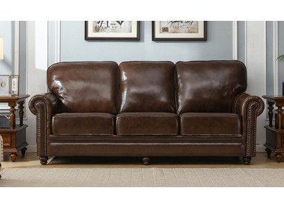 Kunstleder Sofa 3 Sitzer Wohnzimmer Polstermöbel Dreisitzer Couch Polstercouch