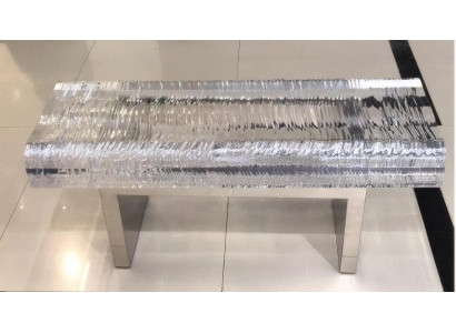 Transparente Bank Bank aus Epoxidharz Designerbank Epoxidharzmöbel