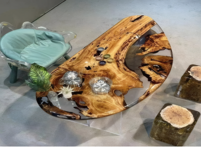 Exklusiver Epoxidharztisch Designer Esszimmer Möbel Luxus Tische