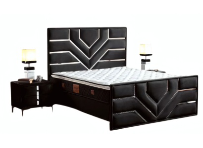 Luxuriöses Schlafzimmer Set Komplettes Komplettes Bett Modernes Doppelbett