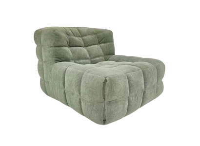 Stilvoller Grüner komprimierbarer Stoffsessel Luxuriöser, stilvoller Sessel