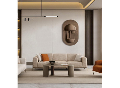 4-Sitzer-Sofa Elegant Modern Couchtisch Stilvoll Zeitlos