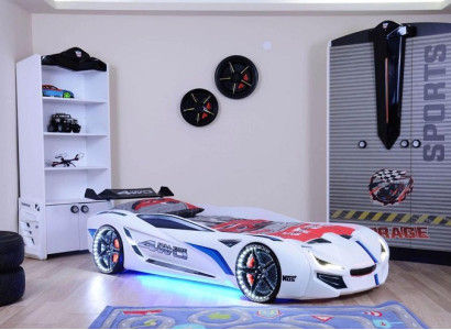 Weißes Kinderbett Luxuriöses Kunststoffbett Kinderzimmer Möbel