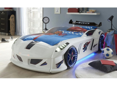 Luxuriöses Weißes Kinderbett Edles Kunststoffbett Schlafzimmerbett