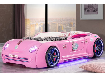 Stilvolles Mädchenbett Designer Autobett Luxuriöse Kunststoffbetten