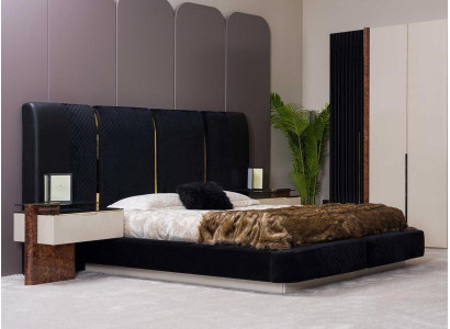 Schlafzimmer Set (Bett + 2x Nachttisch) – Perfekt für eine gemütliche Gestaltung