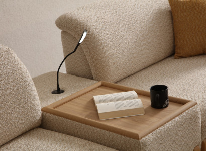 Beiger Tisch für das Wohnzimmer Holztisch  Tisch für das Sofa