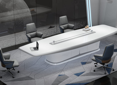 Großer Konferenztisch – perfekt für Team-Meetings