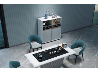 2er-Set Büroschränke – Weiß, aus Holz, viel Stauraum