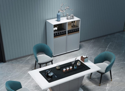 2er-Set Büroschränke – Weiß, aus Holz, viel Stauraum