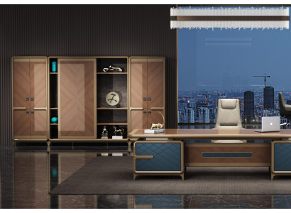 Dreiteiliges Schrank-Set für Büro – funktional und modern