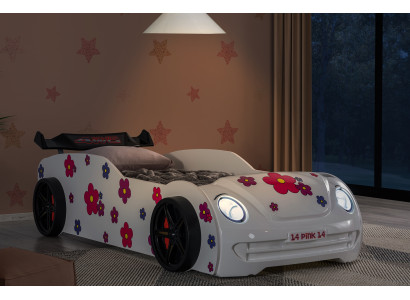 Modernes Weißes Kinderbett Autobett Rennwagenbetten Kunststoffbett