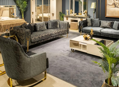 Wohnzimmer Set (Sofagarnitur 4+3+1) – Schick und funktional für Ihr Heim.