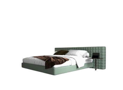 Grünes Doppelbett Hochwertiges Schlafzimmer Bett Polsterbetten