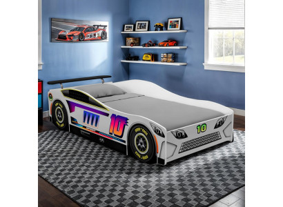 Modernes Weißes Kinderbett Kunststoffbetten Designer LED-Beleuchtung