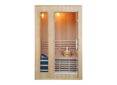 Traditionelle Outdoor-Sauna für 1-2 Personen mit Dampffunktion