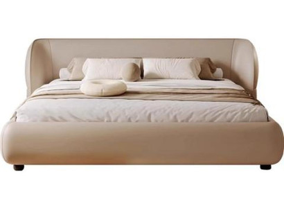 Stilvolles Beiges Schlafbett Exklusive Schlafzimmer Textilbetten