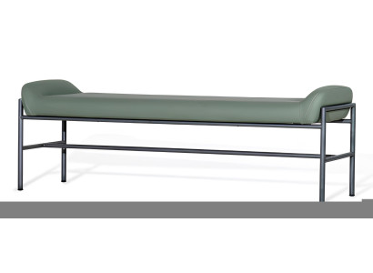 Moderne Grüne Sitzbank Luxuriöse Beistellbank Designer Lederbänke