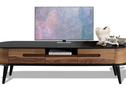 TV-Schrank aus Holz mit  Stauraum Luxus Fernsehschrank