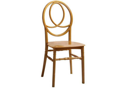 Robuster Terrassenstuhl aus Carbon mit Rückenlehne.