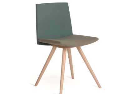 Zweifarbiger Esszimmer Stoffstuhl Designer Polsterstühle Edle Möbel