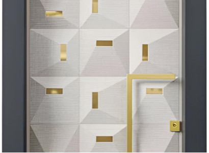 Beige Metalltür Designer Eingangstüren Zuverlässige Edle Hoteltüren