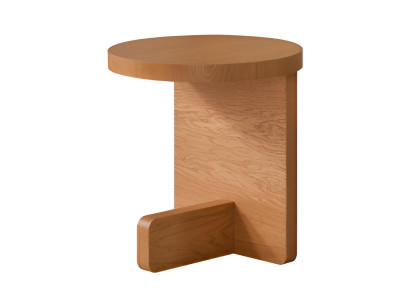 Moderner Beistelltisch aus Holz mit minimalistischer Form Hochwertig Möbel Braun
