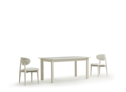 5-teiliges Esszimmer-Set – Esstisch und 4 Stühle im Modernen Stil