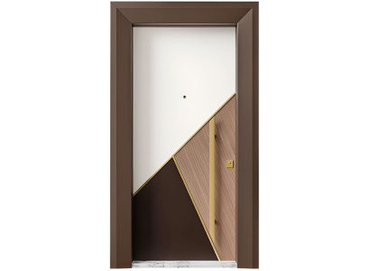 Mehrfarbige Eingangstür Designer Haustüren Hochwertige Metalltüren